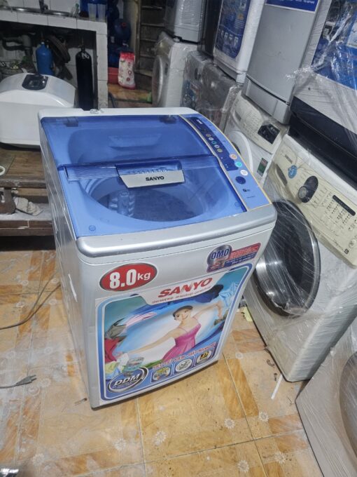 Máy Giặt Sanyo 8KG Lồng Nghiêng